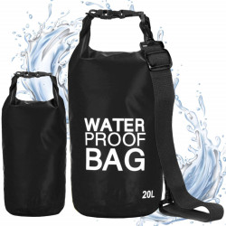 Nepremokavý vak 20l SPRINGOS WATER PROOF BAG čierny