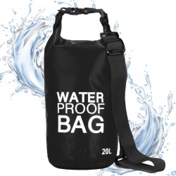 Nepremokavý vak 20l SPRINGOS WATER PROOF BAG čierny