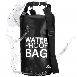 Nepremokavý vak 20l SPRINGOS WATER PROOF BAG čierny