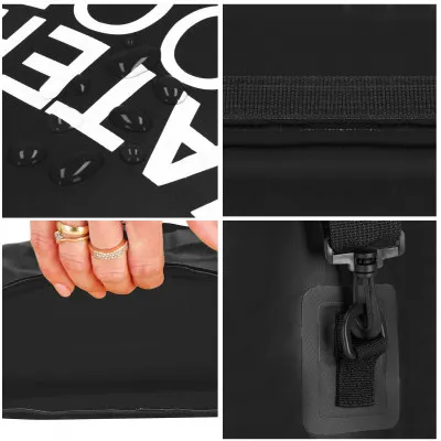 Nepremokavý vak 20l SPRINGOS WATER PROOF BAG čierny