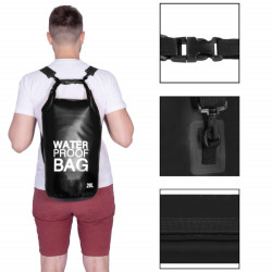 Nepremokavý vak 20l SPRINGOS WATER PROOF BAG čierny