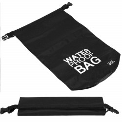 Nepremokavý vak 30l SPRINGOS WATER PROOF BAG čierny