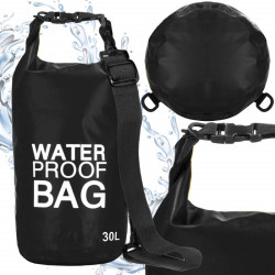 Nepremokavý vak 30l SPRINGOS WATER PROOF BAG čierny