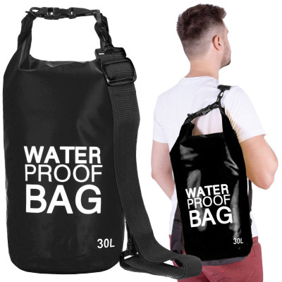 Nepremokavý vak 30l SPRINGOS WATER PROOF BAG čierny