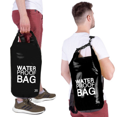 Nepremokavý vak 30l SPRINGOS WATER PROOF BAG čierny