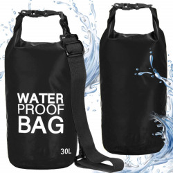 Nepremokavý vak 30l SPRINGOS WATER PROOF BAG čierny