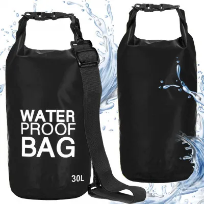 Nepremokavý vak 30l SPRINGOS WATER PROOF BAG čierny