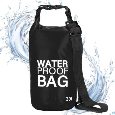 Nepremokavý vak 30l SPRINGOS WATER PROOF BAG čierny
