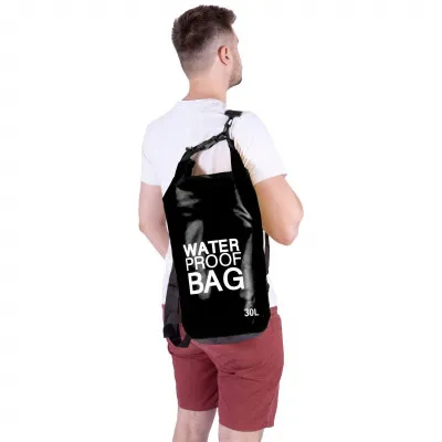 Nepremokavý vak 30l SPRINGOS WATER PROOF BAG čierny