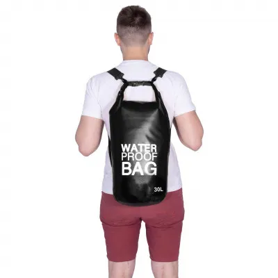 Nepremokavý vak 30l SPRINGOS WATER PROOF BAG čierny