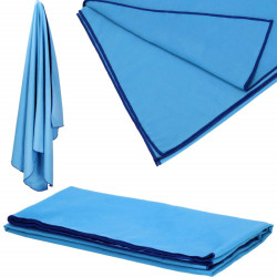 Rýchloschnúci uterák 180x90 cm, modrý SPRINGOS MENORCA