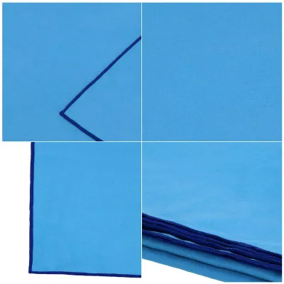 Rýchloschnúci uterák 180x90 cm, modrý SPRINGOS MENORCA