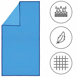 Rýchloschnúci uterák 180x90 cm, modrý SPRINGOS MENORCA