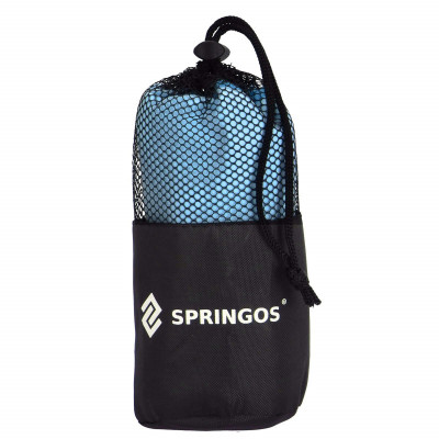 Rýchloschnúci uterák 180x90 cm, modrý SPRINGOS MENORCA