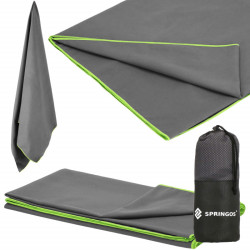 Rýchloschnúci uterák 180x90 cm, tmavo šedý SPRINGOS MENORCA