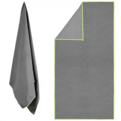 Rýchloschnúci uterák 180x90 cm, tmavo šedý SPRINGOS MENORCA