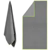 Rýchloschnúci uterák 180x90 cm, tmavo šedý SPRINGOS MENORCA