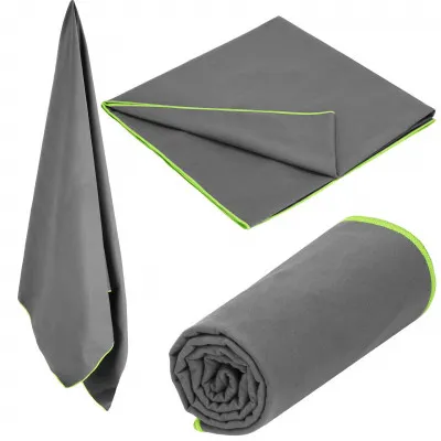 Rýchloschnúci uterák 180x90 cm, tmavo šedý SPRINGOS MENORCA