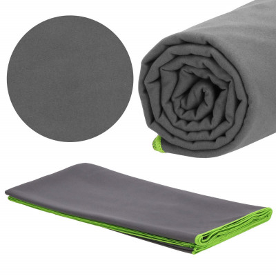 Rýchloschnúci uterák 180x90 cm, tmavo šedý SPRINGOS MENORCA