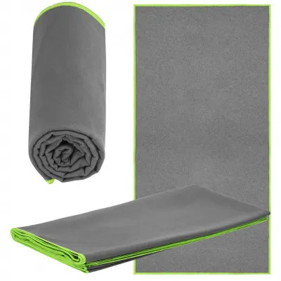 Rýchloschnúci uterák 180x90 cm, tmavo šedý SPRINGOS MENORCA