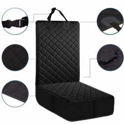 Autopoťah sedadla univerzálny, čierny SPRINGOS MONTE CARLO