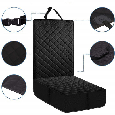 Autopoťah sedadla univerzálny, čierny SPRINGOS MONTE CARLO