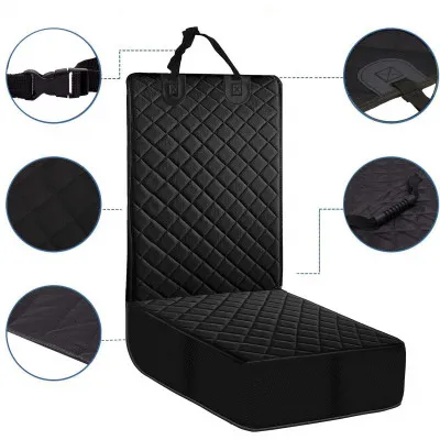 Autopoťah sedadla univerzálny, čierny SPRINGOS MONTE CARLO