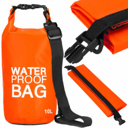 Nepremokavý vak 10l SPRINGOS WATER PROOF BAG oranžový