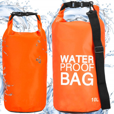 Nepremokavý vak 10l SPRINGOS WATER PROOF BAG oranžový