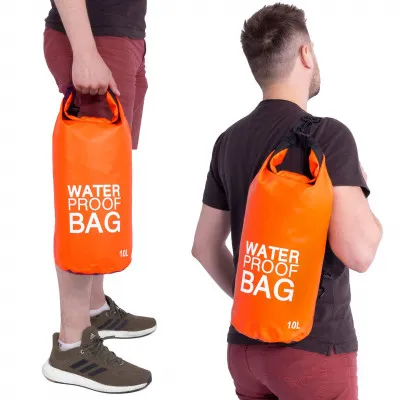 Nepremokavý vak 10l SPRINGOS WATER PROOF BAG oranžový