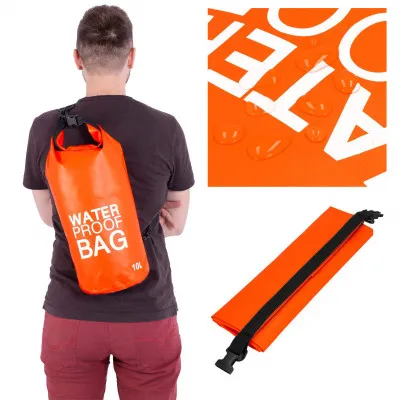 Nepremokavý vak 10l SPRINGOS WATER PROOF BAG oranžový