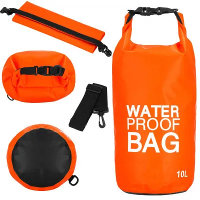 Nepremokavý vak 10l SPRINGOS WATER PROOF BAG oranžový