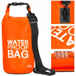Nepremokavý vak 10l SPRINGOS WATER PROOF BAG oranžový