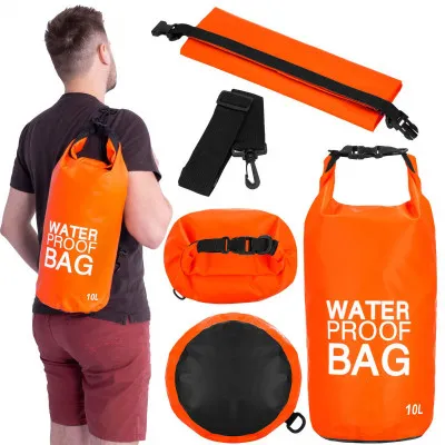 Nepremokavý vak 10l SPRINGOS WATER PROOF BAG oranžový