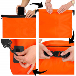 Nepremokavý vak 10l SPRINGOS WATER PROOF BAG oranžový