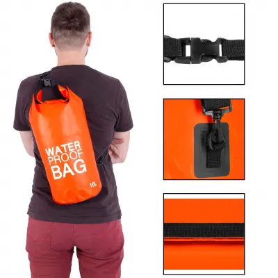 Nepremokavý vak 10l SPRINGOS WATER PROOF BAG oranžový