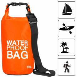 Nepremokavý vak 10l SPRINGOS WATER PROOF BAG oranžový
