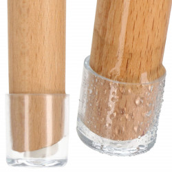 Silikónové návleky na nábytok 21mm, sada 4ks, transparentný SPRINGOS HA7251