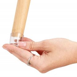 Silikónové návleky na nábytok 21mm, sada 4ks, transparentný SPRINGOS HA7251