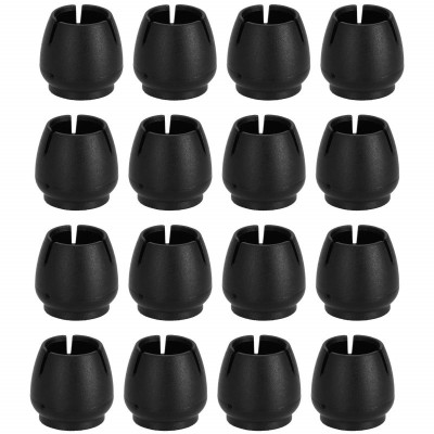 Silikónové návleky na nábytok s filcom 14/16 mm, sada 4ks, čierne SPRINGOS HA7255