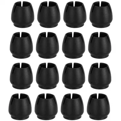 Silikónové návleky na nábytok s filcom 14/16 mm, sada 4ks, čierne SPRINGOS HA7255