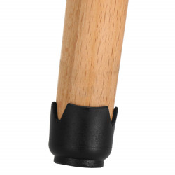 Silikónové návleky na nábytok s filcom 17/21 mm, sada 16ks, čierne SPRINGOS HA7256