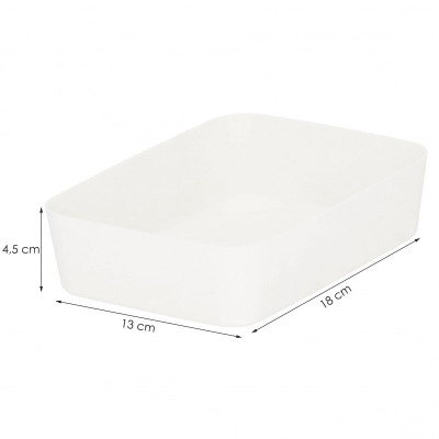 Organizér do zásuvky biely SPRINGOS HA3061