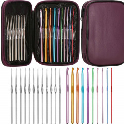 Pletacie háčiky SPRINGOS KNITTING, súprava 22 kusov