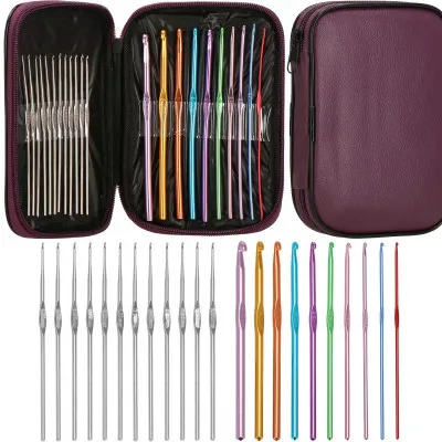 Pletacie háčiky SPRINGOS KNITTING, súprava 22 kusov