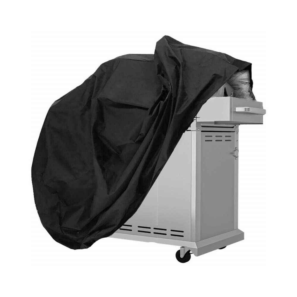 Kryt na záhradný gril 145x61x117 cm, čierny SPRINGOS EXTERIO