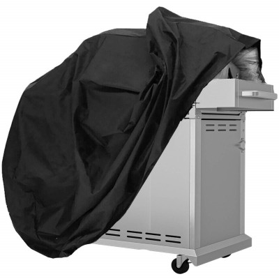 Kryt na záhradný gril 145x61x117 cm, čierny SPRINGOS EXTERIO