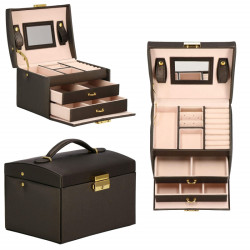 Šperkovnica SPRINGOS SAVAGE čierna