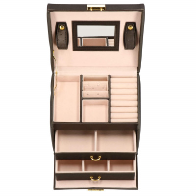 Šperkovnica SPRINGOS SAVAGE čierna