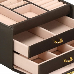 Šperkovnica SPRINGOS SAVAGE čierna